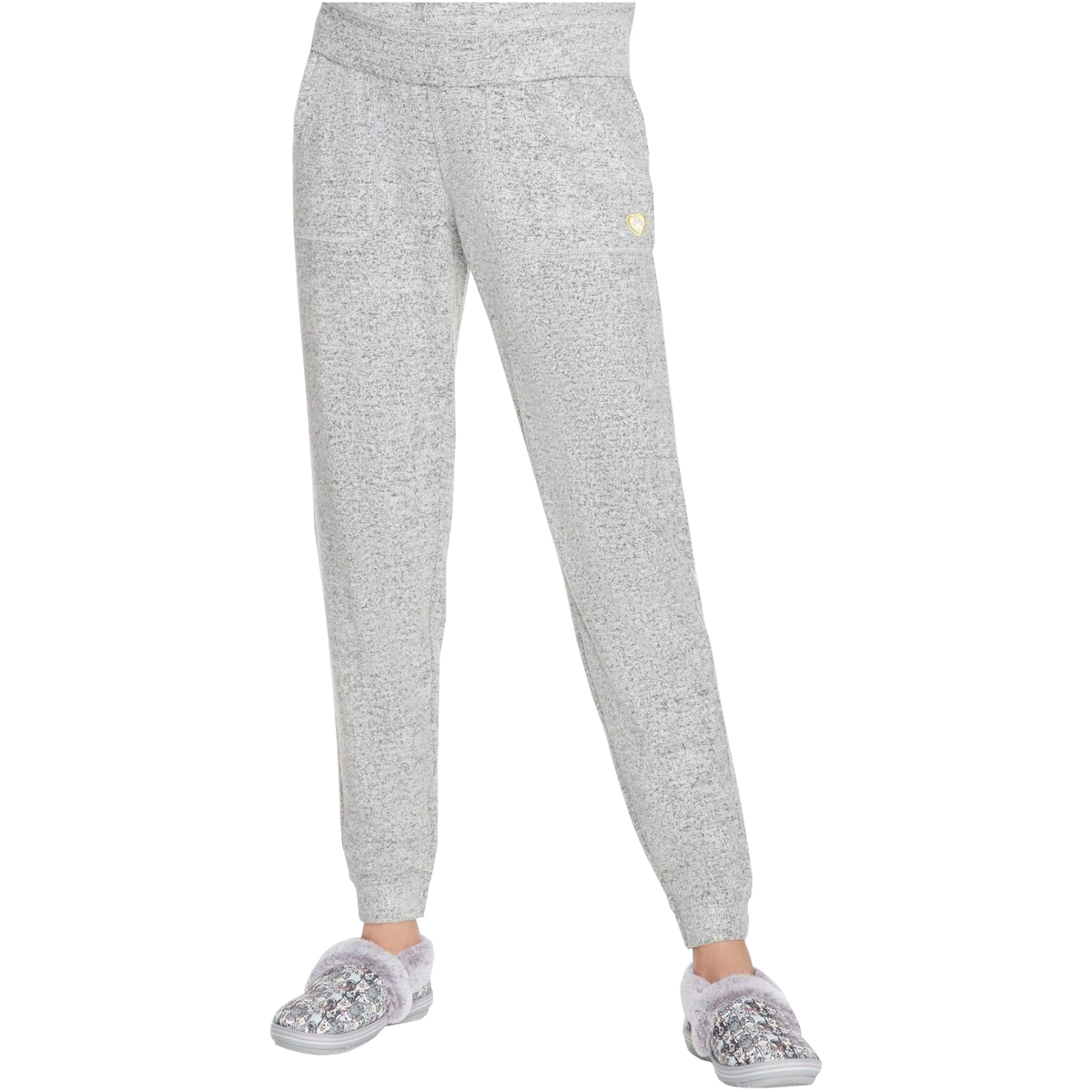 textil Dame Træningsbukser Skechers BOBS Heart Cozy Jogger Grå