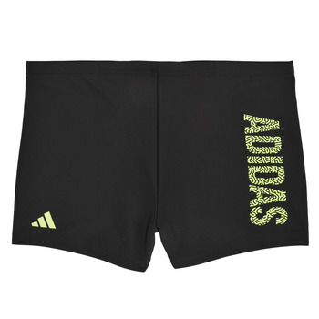 textil Dreng Badebukser / Badeshorts adidas Performance LOGO SWIM BXR Sort / Grøn