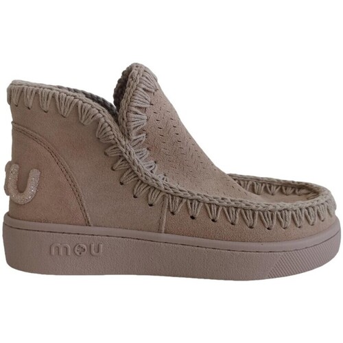 Sko Dame Høje støvletter Mou SNEAKER MONOCROME SUEDE MATCH Beige