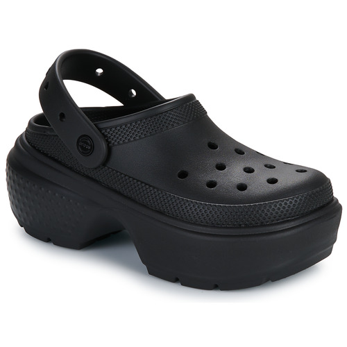 Sko Dame Træsko Crocs Stomp Clog Sort