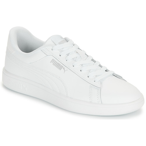 Sko Børn Lave sneakers Puma SMASH 3.0 L JR Hvid