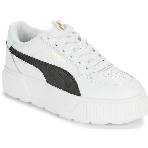 Sko Pige Lave sneakers Puma KARMEN REBELLE JR Hvid / Sort