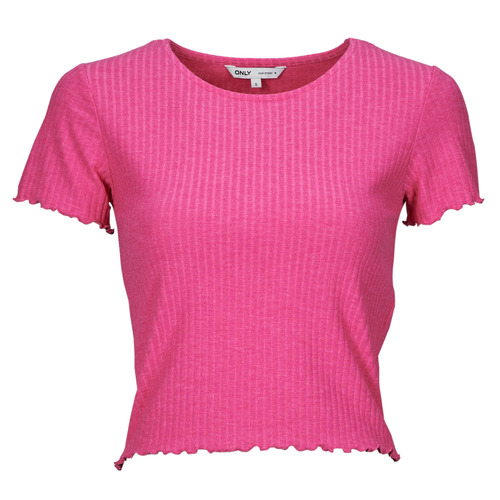 textil Dame Toppe / Bluser Only ONLEMMA  Pink