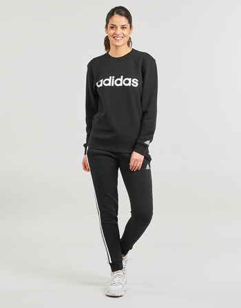 textil Dame Træningsbukser Adidas Sportswear W 3S FL C PT Sort / Hvid