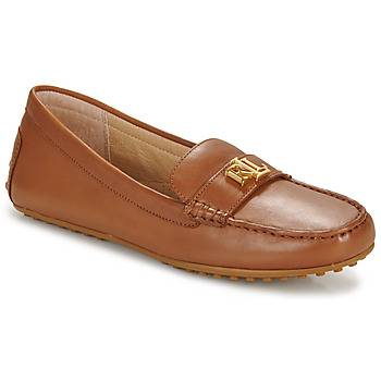 Sko Dame Mokkasiner Lauren Ralph Lauren BARNSBURY-FLATS-DRIVER Cognac