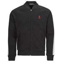 textil Herre Sportsjakker Polo Ralph Lauren BOMBER AVEC BANDES Sort / Hvid