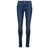 textil Dame Jeans - skinny Levi's 711 DOUBLE BUTTON Blå