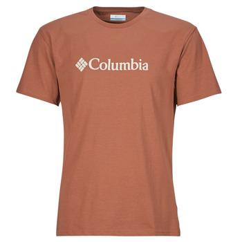 textil Herre T-shirts m. korte ærmer Columbia CSC Basic Logo Tee Brun