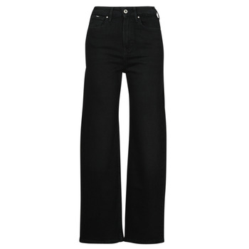 textil Dame Jeans med vide ben Pepe jeans WIDE LEG JEANS UHW Sort