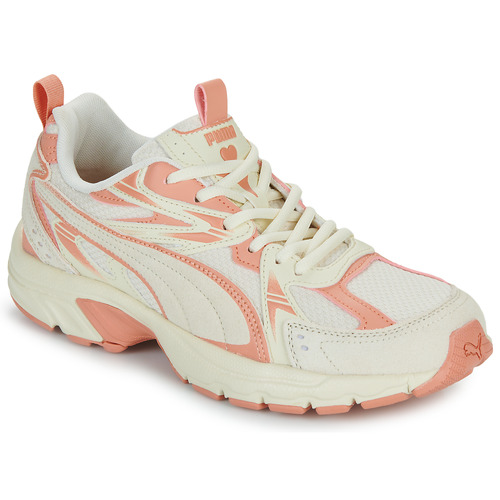 Sko Dame Lave sneakers Puma Milenio TECH SUEDE COQUETTE Beige / Pink