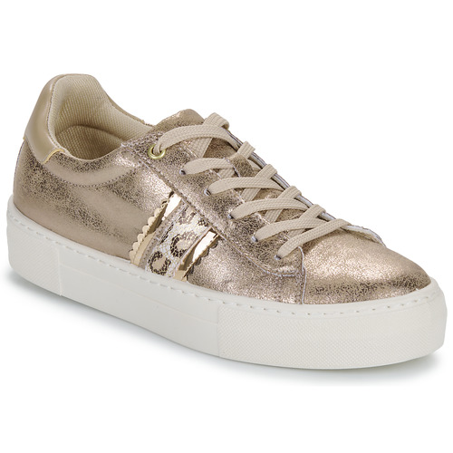 Sko Dame Lave sneakers Geox D CLAUDIN Guld