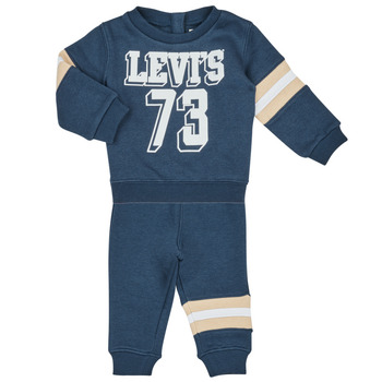 textil Dreng Sæt Levi's LVB VARSITY 2PC KNIT JOGGE Blå