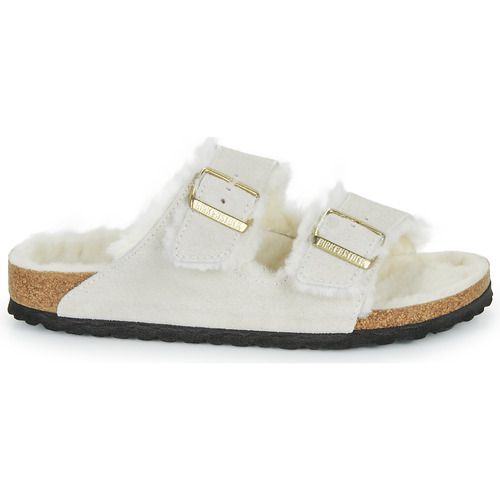 Birkenstock Arizona Shearling LEVE Antique White LAF Beige