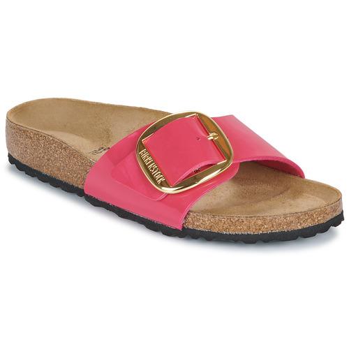 Sko Dame Tøfler Birkenstock Madrid BB BF Patent FuchsiaFusion Pink