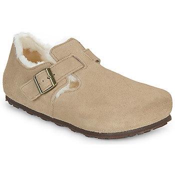 Sko Snøresko Birkenstock London Shearling LEVE Taupe Beige