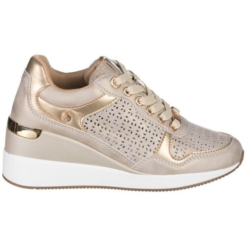 Sko Dame Høje sneakers Xti 142372 Guld