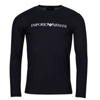 textil Herre Langærmede T-shirts Emporio Armani 8N1TN8 Blå / Mørk