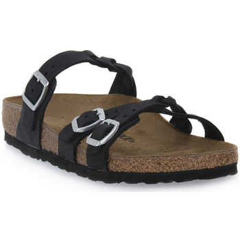 Sko Dame Tøfler Birkenstock FRANCA BRAIDED BALCK OILED CAL S Sort