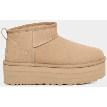 Sko Dame Støvler UGG 1135092 CLASSIC ULTRA MINI PLATFORM Beige