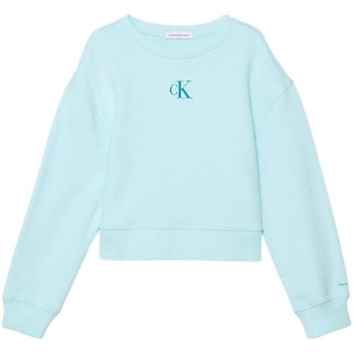 textil Pige Sweatshirts Calvin Klein Jeans  Blå