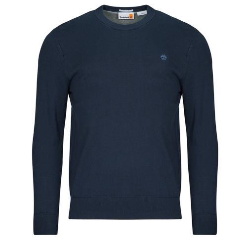 textil Herre Pullovere Timberland Cotton YD Sweater Marineblå