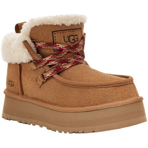 Sko Dame Høje støvletter UGG 1143954 W FUNKARRA CABIN CUFF Brun