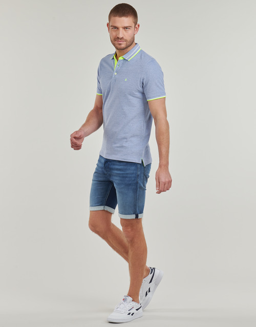 Jack & Jones JJEPAULOS POLO SS Blå