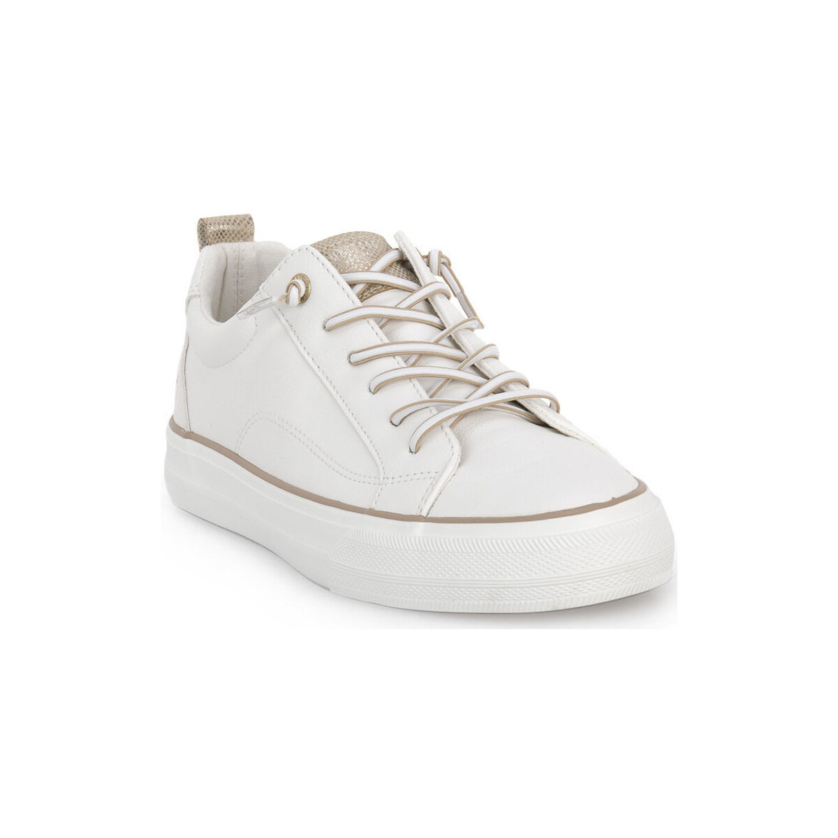 Sko Dame Sneakers Mustang WHITE Hvid