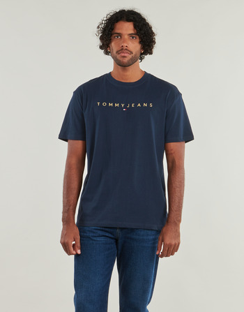 Tommy Jeans TJM REG GOLD LINEAR LOGO TEE EXT