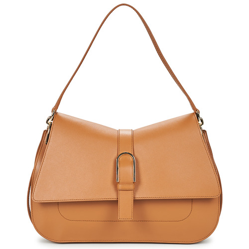 Tasker Dame Håndtasker m. kort hank Furla FURLA FLOW L TOP HANDLE Cognac