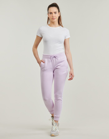 textil Dame Træningsbukser Adidas Sportswear Essentials 3-Stripes Fleece Joggers Violet