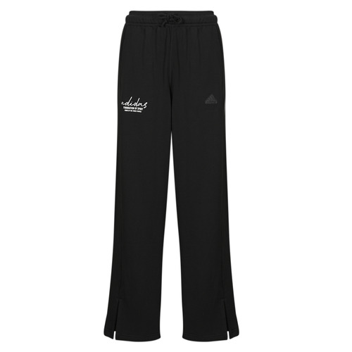 textil Dame Træningsbukser Adidas Sportswear Signature Graphic Embroidery French Terry Straight Leg Joggers Sort