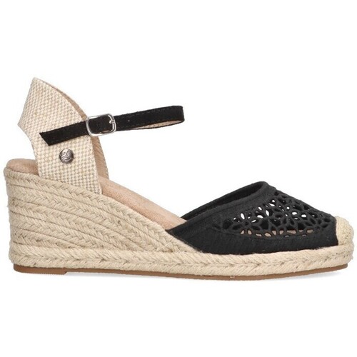 Sko Dame Espadriller Etika 73901 Sort