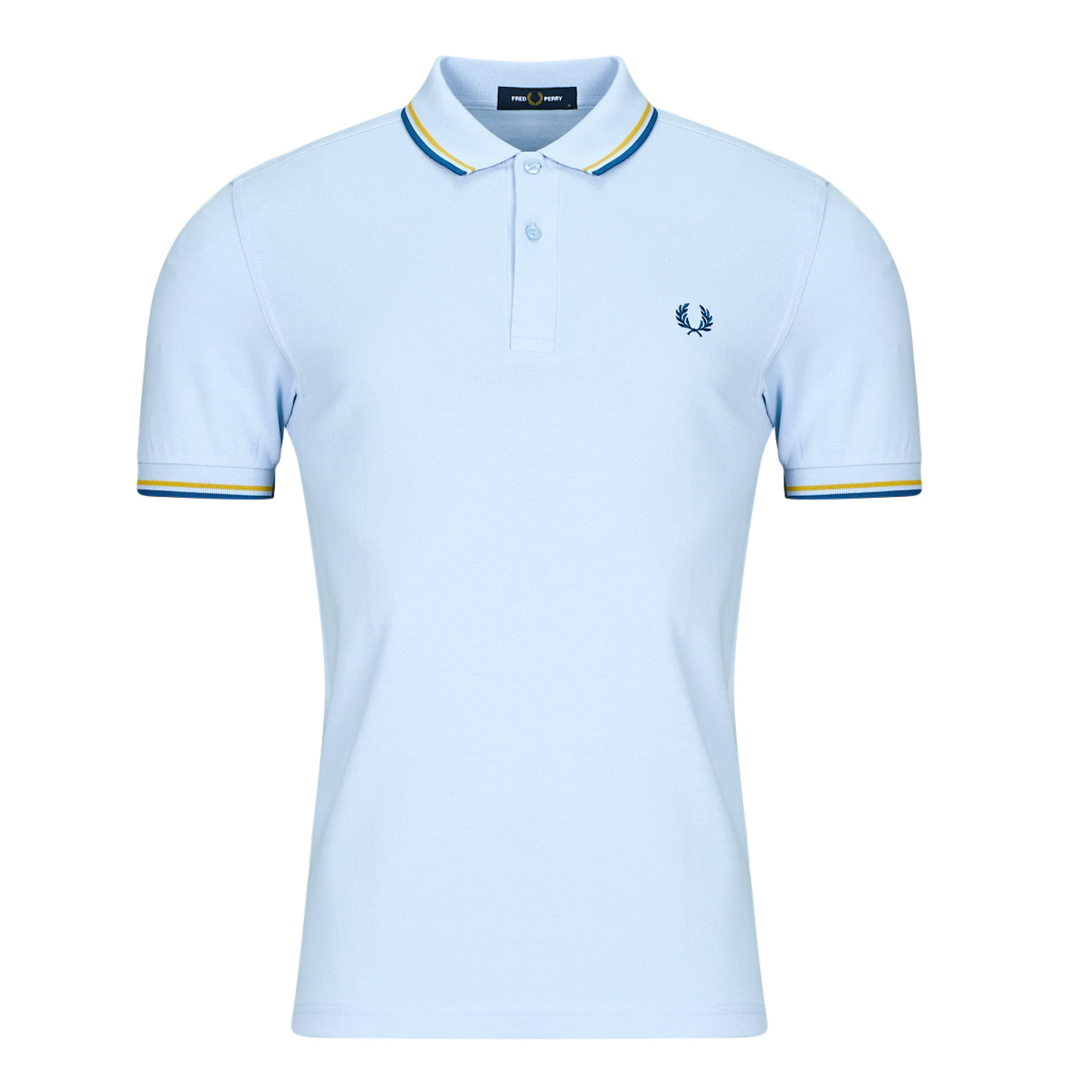 textil Herre Polo-t-shirts m. korte ærmer Fred Perry TWIN TIPPED Blå