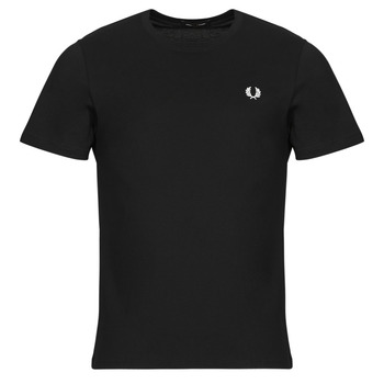 textil Herre T-shirts m. korte ærmer Fred Perry CREW NECK Sort