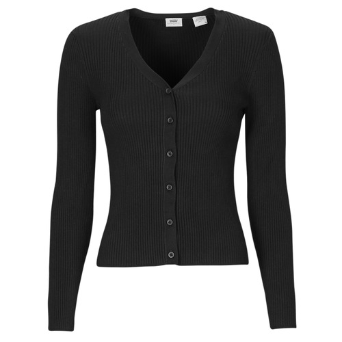 textil Dame Veste / Cardigans Levi's TULIP CARDIGAN Sort