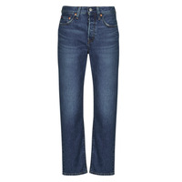 textil Dame Jeans - boyfriend Levi's 501® CROP LIGHTWEIGHT Blå