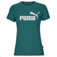 textil Dame T-shirts m. korte ærmer Puma ESS LOGO TEE Blå