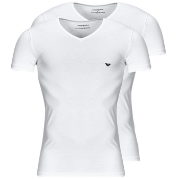 textil Herre T-shirts m. korte ærmer Emporio Armani CC717-111512 Hvid