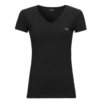 textil Dame T-shirts m. korte ærmer Emporio Armani CC318-164407 Sort