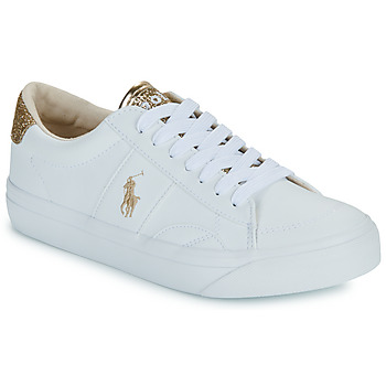 Sko Pige Lave sneakers Polo Ralph Lauren RYLEY Hvid / Guld