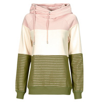 textil Dame Sweatshirts Only ONLMADDIE Pink / Beige / Marineblå