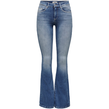 textil Dame Bootcut jeans Only ONLBLUSH LIFE MID FLARED BB REA1319 NOOS 15223514 Blå