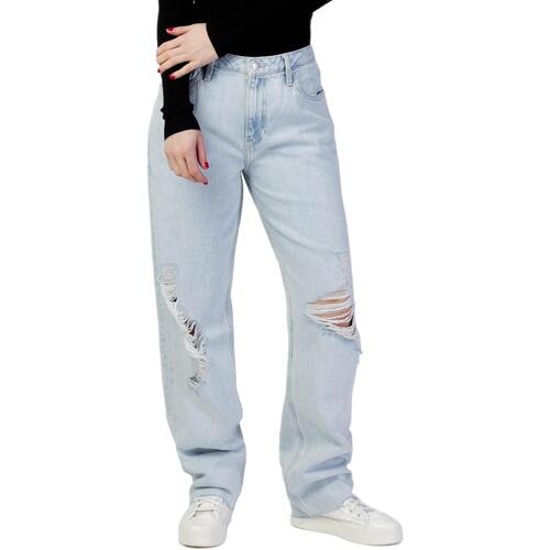 textil Dame Lige jeans Calvin Klein Jeans 90s STRAIGHT J20J218632 Blå