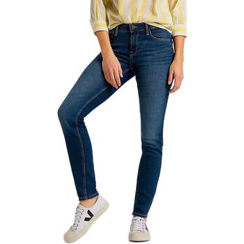 textil Dame Jeans - skinny Lee SCARLETT L526QDTN Blå