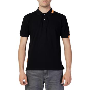 textil Herre Polo-t-shirts m. korte ærmer Suns FEDERICO TAG PLS01001U Sort