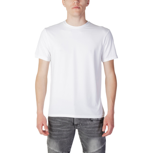 textil Herre Polo-t-shirts m. lange ærmer Suns PAOLO LUX TSS01052U Hvid