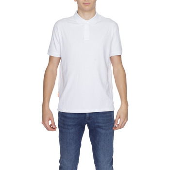 textil Herre Polo-t-shirts m. korte ærmer Suns FEDERICO PLS41001U Hvid