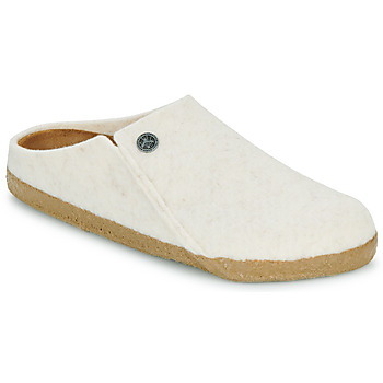 Sko Dame Tøfler Birkenstock Zermatt Standard FE Ecru Beige