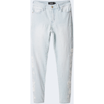 textil Dame Lige jeans Desigual DENIM AGRA 22SWDD40 Blå